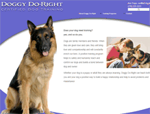 Tablet Screenshot of doggydorightohio.com